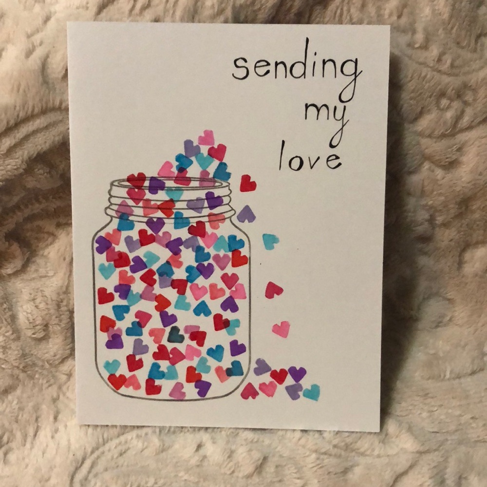 Handmade Mason Jar Card